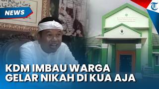 Tekan Utang, Dedi Mulyadi Imbau Warga Ekonomi Rendah Gelar Nikah di KUA, Tak Harus Ada Pesta Meriah