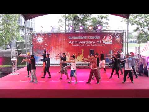 2015/5/20宜蘭大學勁舞社校慶表演-POPPIN'新生舞