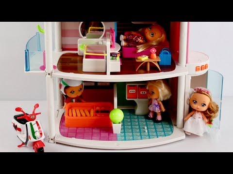 Baby Doll House Barbie Chelsea House with working Elevator Boneka Bayi Rumah Boneka  de boneca