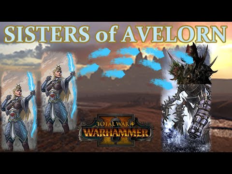CORE UNIT: Sisters of Avelorn - High Elves vs Coast // Total War: WARHAMMER II Multiplayer Battle