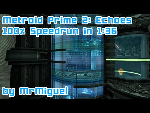 Metroid Prime 2: Echoes - 100% Speedrun in 1:36