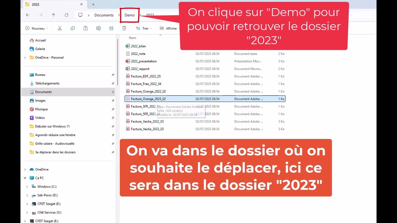 Déplacer un fichier