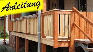 Holzterrasse selber bauen Schritt für Schritt Anleitung