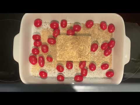 Making the TikTok Tomato Feta Pasta Recipe