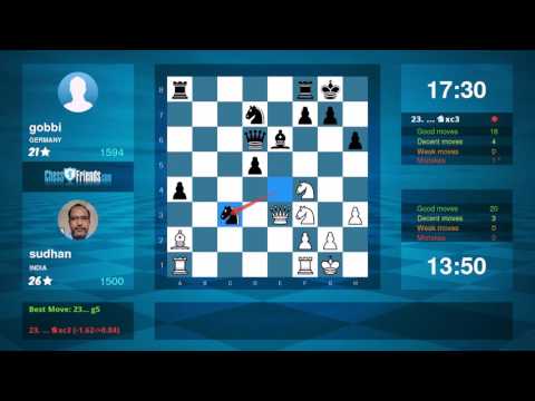 Chess Game Analysis: sudhan - gobbi : 1-0 (By ChessFriends.com)