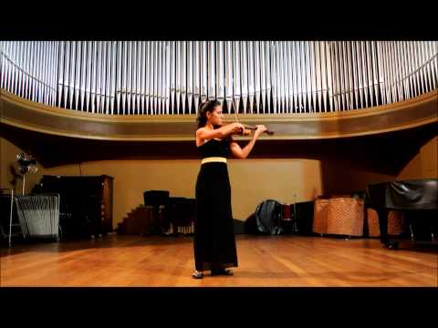 E. Ysaÿe - Sonata para violino No.1 - Fugato - Priscila Plata Rato - violino