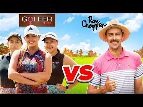 Ron vs Golfer Girls at Windaroo Lakes Golf Club