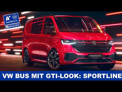 2026 VW Transporter Sportline - THE VW Bus with GTI Look from the Factory | Exit TV News