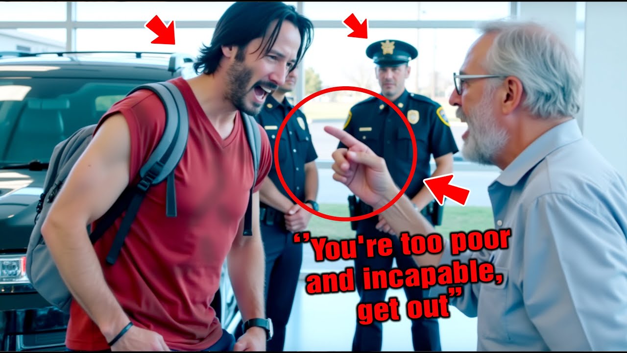 Keanu Reeves is kicked out with punch by the car dealership manager—What he does next will SHOCK YOU