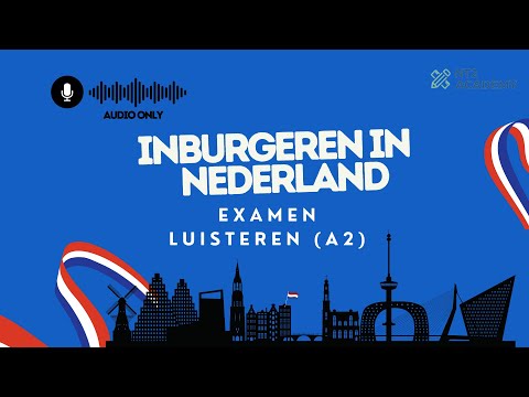 EXAMEN A2 luisteren 2026 inburgering! PART 1 - met ANTWOORDEN! #nederlandsleren