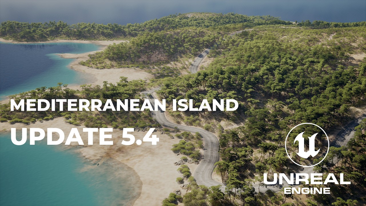 Unreal Engine 5 - Mediterranean Island Update #ue5 #gamedev #realistic