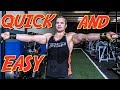 Rotator Cuff WARM UP Routine Before Lifting Weights