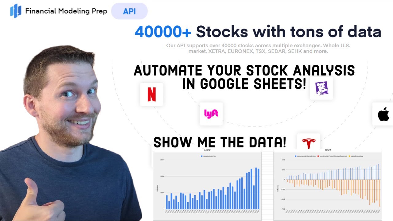 Automate Your Stock Analysis Using Financial Modeling Prep! - Google Sheets Stock Analysis