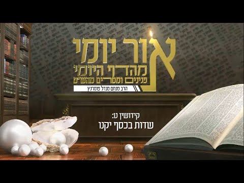 אור יומי מהדף היומי - קידושין ט