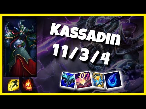 Kassadin vs Fizz NA Challenger MID (11/3/4) - v11.2