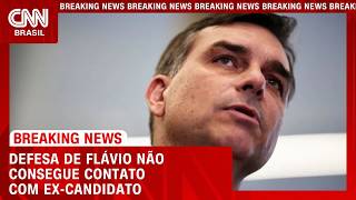 Vídeo: Defesa de Flávio Bolsonaro não consegue contato com ex-candidato | LIVE CNN