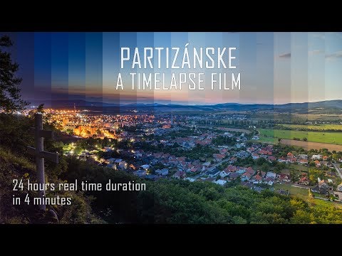 Landscape of Partizánske Slovakia - A Timelapse Film [4K]