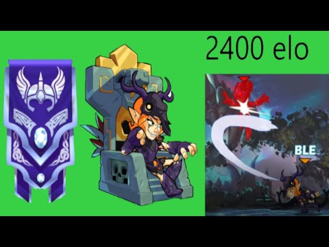 Playing on Ember to get 2400 elo in Brawlhalla Ranked
