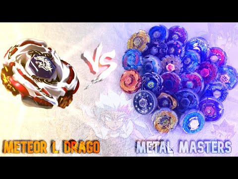 Meteo L-Drago LW105LF vs Every Metal Masters Beyblade! (INSANE MFB MARATHON BATTLE!)