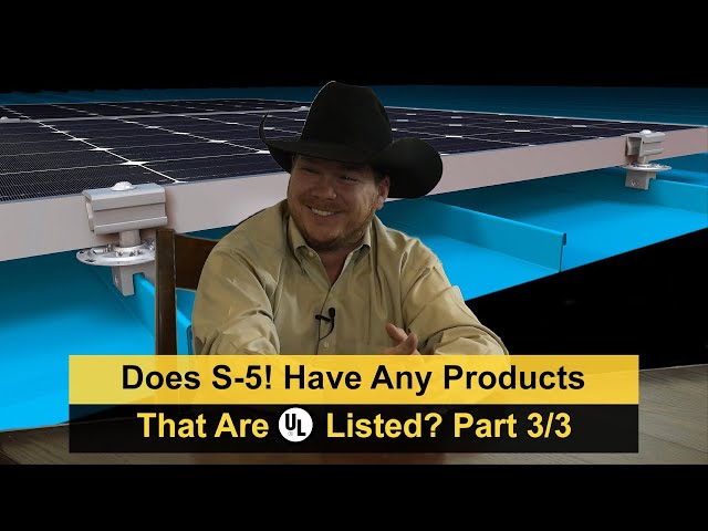 Does S-5! have any Products that are UL Listed thumbnail