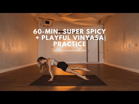 60-min. Super-Spicy Intermediate Vinyasa Yoga Practice w/ Crow Pose + Inversion Options