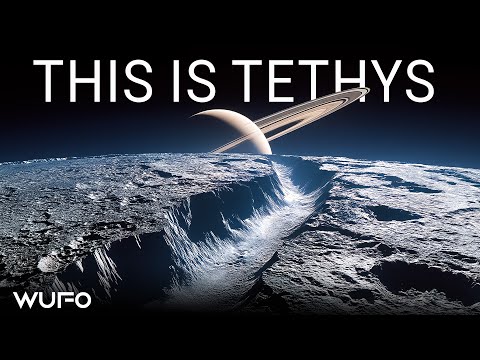 The Surface of Tethys Stunned Scientists Saturn's Moon Should NOT Exist