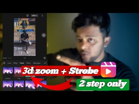 Instagram trending 3d zoom with strobe effect Viral face off reel video editing kaise banaye| capcut