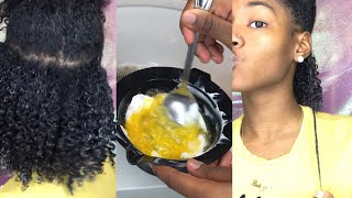 DIY Natural Hair Protein Treatment | Strength, Moisture, Growth