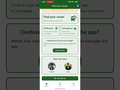 BUP Bus Tracker