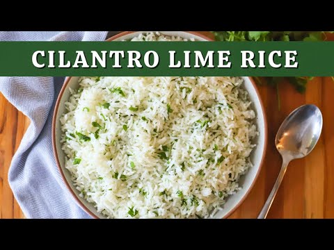 EASY Cilantro Lime Rice | Better than Chipotle! 🍋‍🟩
