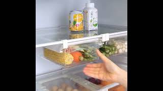 Pull out Fridge Drawer Organizer