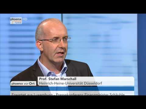 Studiogast Prof. Stefan Marschall zur schwarz-gelben Koalition am 16.06.2017