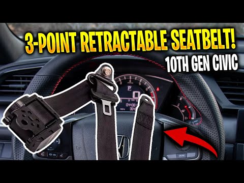 Installing 3-Point Retractable Seat Belts in my Honda Civic! | MaXpeedingRods