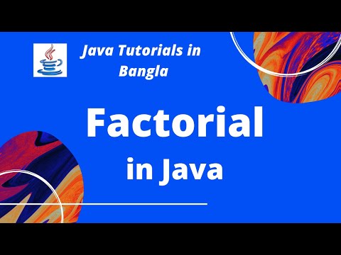 Java Tutorial 23 Factorial In Bangla Java Basic Syntax Java Programming Language