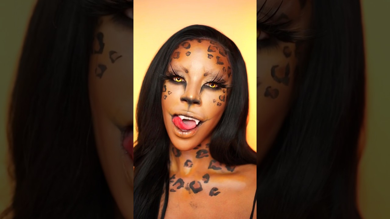 Leopard/Cheetah Print Makeup Transformation 🐆🐾
