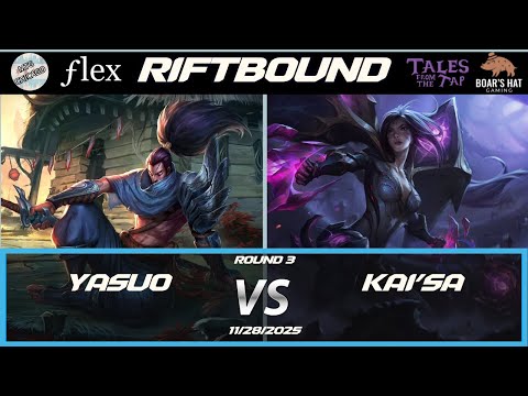 Yasuo VS Kai'Sa [Riftbound Gameplay Round 3]
