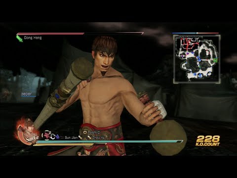 Dynasty Warriors 8: Xtreme Legends - Sun Ce DLC Costume Gameplay (Ultimate Difficulty)