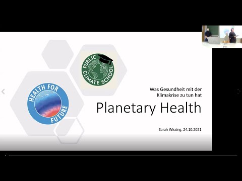 , title : '"Planetary Health: Was Gesundheit mit der Klimakrise zu tun hat" - Sarah Wissing'