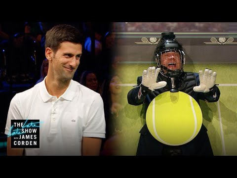 ノバク・ジョコビッチをターゲットにした練習 (Target Practice w/ Novak Djokovic)