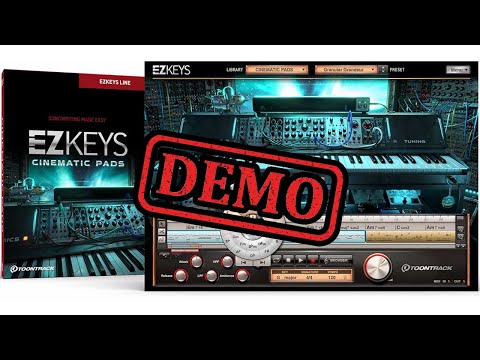 Toontrack EZKeys Cinematic Pads Presets Demo