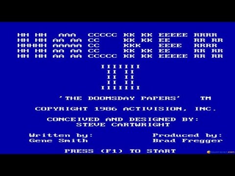 Hacker II : The Doomsday Papers Atari