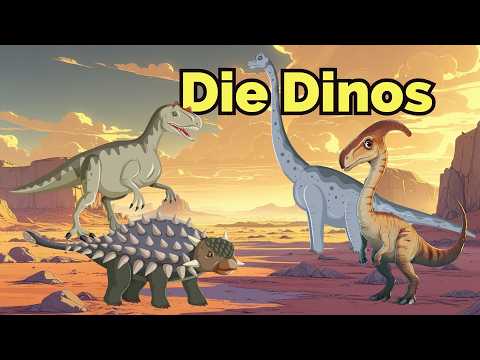 Die Dinos Kinderlied 🦖 Der Dino Song mit vielen Dinosauriern 🦕 | Lustiges Dinolied für Kinder
