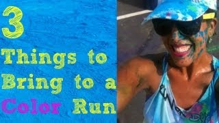 3 Things to Bring to a Color Run