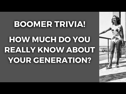 The Boomer Experience: A Quiz to Take You Down Memory Lane!
