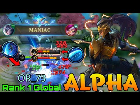 MANIAC + 17 Kills! Alpha Monster Unleashed! - Top 1 Global Alpha by OR_73 - Mobile Legends