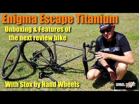 Enigma Escape Titanium Gravel Bike: Preview - Unboxing & Features of the next review bike
