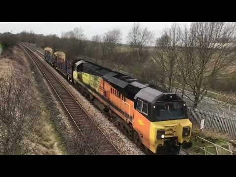 Colas Class 70 passes Wigton | 21/2/23