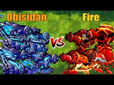 PVZ 1 Fusion 3.1 Challenge!! Team Obsidian VS Team Fire VS 300 Zombie Random - Who Will Win?