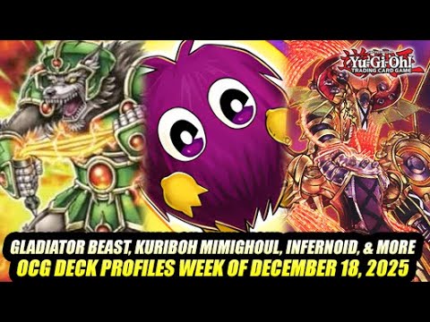 Glads, Kuriboh Ghoul, Infernoid, & More! Yu-Gi-Oh! OCG Deck Profiles Week Of December 18, 2025