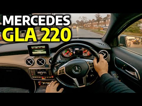 MERCEDES BENZ GLA 220 CDI AMG LINE - POV TEST DRIVE & REVIEW (UK)